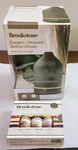 Brookstone Ceramic Ultrasonic Aroma Diffuser Green-spa Collection Essential Oils. Fixed Price $31.45.