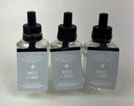 3 Bath & Body Works White T-shirt Wallflowers Home Fragrance Refills. Fixed Price $14.36.