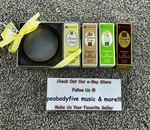 Aromatique Fragrance Ring & 4 Refresher Oils - Sorbet, Cinnamon, Kiwi Pear +new. Fixed Price $39.99.