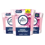Scented Candle Jar 1 Wick Angel Whispers 4.08 Oz 3 Count Pink Glade Oils. Fixed Price $20.00.