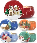 Set Of Christmas Themed Scented Candles Gift For 23.5OZ,. Fixed Price $36.24.