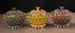 2PCS Chinese Lotus Cone Incense Burner Holder Flower Statue Censer Home Office. Fixed Price $16.95.