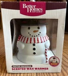 New Better Homes & Gardens Candle Wax Warmer Snowman Glowing Christmas. Fixed Price $22.00.