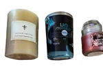 Febreze Unstopables Scented Jar Candles Set Spiced Vanilla Fresh 3 Pack. Fixed Price $9.99.