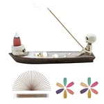 Incense Backflow Burner,skeleton Ship Holder,hand-car.... Fixed Price $23.48.