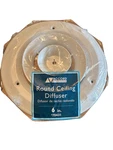 Accord Inch Round White Ceilng Diffuser Heavy Gauge Steel 360 Degree #70431. Fixed Price $10.00.