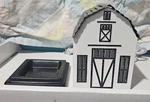 Intertek White Farmhouse Barn Metal Wax Warmer Fragrance Lamp Wall Plug Cute!. Fixed Price $25.85.
