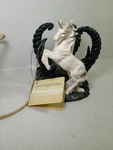 Dwk Corp White Unicorn By Twisted Trees Electric Oil Burner Lamp Figurine. Fixed Price $28.00.