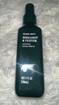 Trader Joe's Bergamot & Vetiver Room Spray Odor Eliminator 4 Fl Oz Mist Bottle. Fixed Price $20.00.