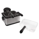 Deep Fryer 4-LITER Electric Oil 1 Large Basket And 2 Small For Dual. Fixed Price $81.56.