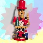 Vtg Erzgebirge German Smoker Toy Seller 5 Wooden Incense Burner Clean Red Hat. Fixed Price $69.97.