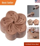 Woodiness Essential Oil Diffuser: Elegant Flower Shape Beech For Serenity. Fixed Price $11.99.