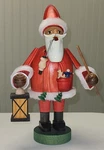 Kwo Erzgebirge Santa Smoker German Wooden Incense 7.5 Inch With. Fixed Price $105.00.