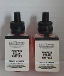 Bath & Body Works (white Barn) Pumpkin Pecan WAFFLES-2 Each Wallflower Refills. Fixed Price $18.00.