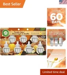 Air Wick Plug Scented Oil Refill, 7CT, Pumpkin + Brown Sugar Mixed Pack, F.... Fixed Price $23.99.