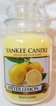 Yankee Candle Meyer Lemon Large Jar 22 Oz Yellow Housewarmer New Wax Citrus. Fixed Price $34.97.