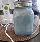 Scentsy Winter Frost Blue Glass Snowflake Electric Wax Warmer Aromatherapy. Fixed Price $20.00.