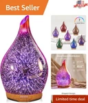 Handmade 280ML Essential Oil Diffuser Timer, Waterless Shut-off & Led Glow. Fixed Price $53.00.