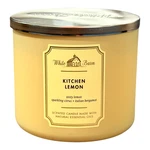 Bath & Body Works Kitchen Lemon Scented 3-WICK Candle Large 14.5 Oz. Fixed Price $12.76.