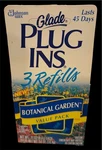 Glade Plug Ins Botanical Garden 3 Pack Gel Refills Retired Scent 1996, Htf. Fixed Price $10.99.