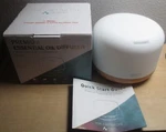 Asakuki 500ML Premium Essential Oil Diffuser W/ Remote Control Aroma Humidifier. Fixed Price $16.00.