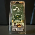 Glade Wax Melts Sage & Thyme Market Discontinued Scent 1 Pack Of 6 - Nip. Fixed Price $8.99.