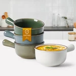 Monito 28 Oz French Onion Soup Bowls, Ceramic With Handles, Stackable. Fixed Price $64.70.