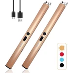 2 Pcs Candle Lighter,windproof Flameless Electric With Led Power Disp.... Fixed Price $34.74.