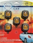 Febreze Car Air Freshener Cigarette Odor Eliminator - Aloha Hawaiian, Pack Of 5. Fixed Price $22.99.