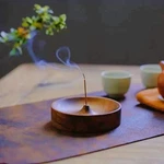 1PCS Solid Round Incense Burner Handmade Tea Ceremony Agarwood Holder - New. Fixed Price $10.75.