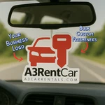 50PCS Bulk Custom Business Logo Air Freshener For Car Rentals, Wholesale Freshie. Fixed Price $133.00.