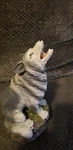 Wolf Incense Holder Burner 11" Figurine Elegant Expressions. Fixed Price $25.00.