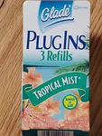 Glade Plugins Tropical Mist Scented Gels Pack Of 3 Sealed Box. Fixed Price $18.00.