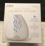 Purespa Breeze Usb Essential Oil Diffuser Color Changing Aromatherapy Fragrance. Fixed Price $16.99.