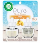 New Air Wick Maui Sweet Mango Essential Oil Refill Plug-in 2-PACK Freshener. Fixed Price $19.99.