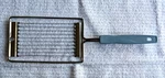 Slicer Cutter Tomato Cheese Stainless Steel Blades Blue Plastic Handle Vintage. Fixed Price $14.87.