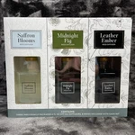 Bellevue Reed Diffuser Set Saffron Blooms Midnight Fig Leather Ember 3 Pack. Fixed Price $26.97.