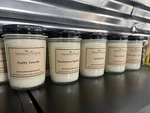 8 Oz Mason Jar Soy Wax Candle, Cotton Wick, Strong Scented, Heavenly Scents. Fixed Price $10.95.