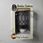 Scentsationals Bronze Lantern Plug In Wax Melt Warmer W/box Night Light Mp 005. Fixed Price $15.96.