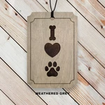 Bone Heart Paw - Car Air Freshener Holder. Fixed Price $10.00.