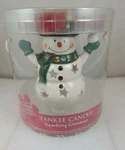 Yankee Snowman With 4 Sparkling Cinnamon Tea Light (new). Fixed Price $19.99.