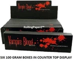 6 100 Gram Vampire Blood Incense Counter Top Display Box By Glow Ships From Ky. Fixed Price $30.88.