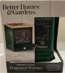 Better Homes &gardens Wax Warmer Countdown To Christmas Red W/timer Chalk New. Fixed Price $13.49.