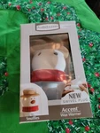 Ambi Escents Home Fragrance Snuffy Accent Wax Warmer Night Light Ceramic Snowman. Fixed Price $10.20.