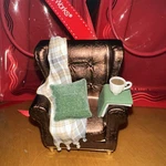 Bath & Body Works Cozy Chair With Book Coffee Wallflower Fragrance Plug. Fixed Price $13.00.