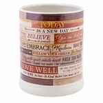 Today Aspire Change The World Wood Look Stoneware Electric Jar Candle Warmer. Fixed Price $30.44.