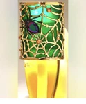 Bath & Body Works Halloween Gold Purple Spider Web Light Up Wallflower Plug In. Fixed Price $19.50.