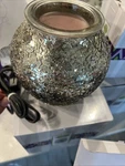 Scentsy Authentic Retired Charred Glitter Black Wax Warmer New Box Discontin.. Fixed Price $55.00.