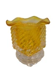 Gold Electric Glass Wax Melt Warmer Fragrance Burner Square W/ Dimmer Switch. Fixed Price $26.99.