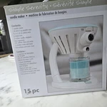 Simple Serenity Candle Maker Kit 15PC Electric Wax Melter Paraffin. Fixed Price $45.00.